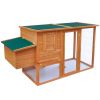 Outdoor Chicken Cage Hen House with 1 Egg Cage Wood