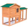 Outdoor Large Rabbit Hutch Small Animal House Pet Cage Wood