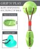 Pet Life 'Grip N' Play' Treat Dispensing Football Shaped Suction Cup Dog Toy